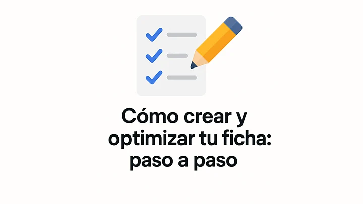 Cómo crear y optimizar tu ficha: paso a paso