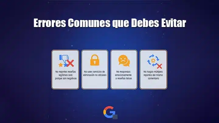 Errores Comunes que Debes Evitar