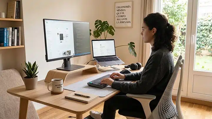 Ergonomía mínima_que el cuerpo aguante la jornada Ergonomía mínima: que el cuerpo aguante la jornada