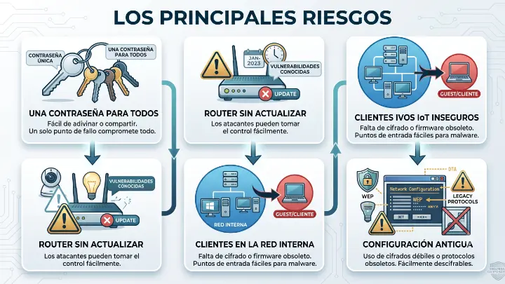 riesgos-seguridad-wifi-empresa Principales riesgos de una red WiFi empresarial mal protegida