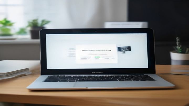 portátil con candado de seguridad protegiendo los datos de clientes